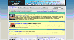 Desktop Screenshot of effeannunci.com